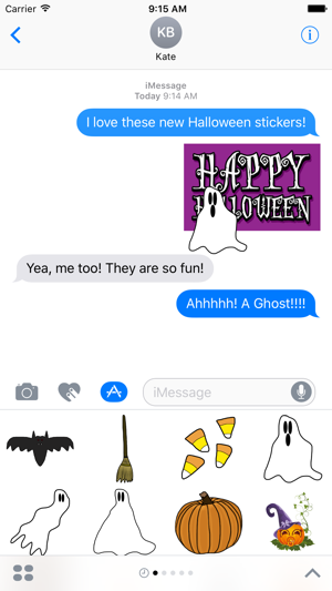 Cute Halloween Stickers for iMessage(圖1)-速報App