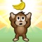 Monkey Bananas Run Addective game amazing levels try to not stop running and collect bananas