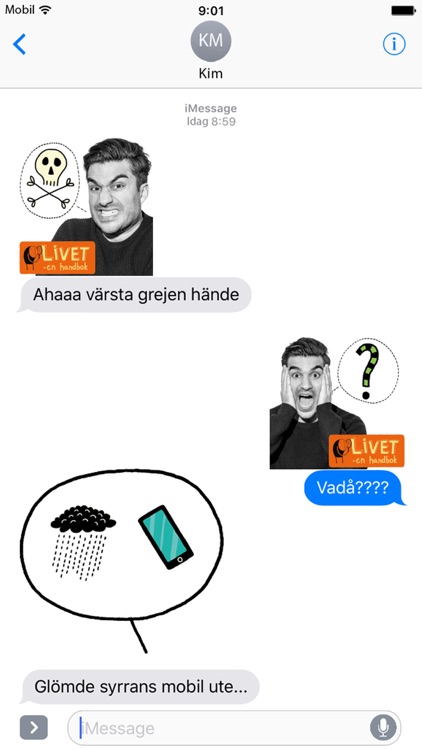 Livet – en handbok: Stickers från boken av Farzad