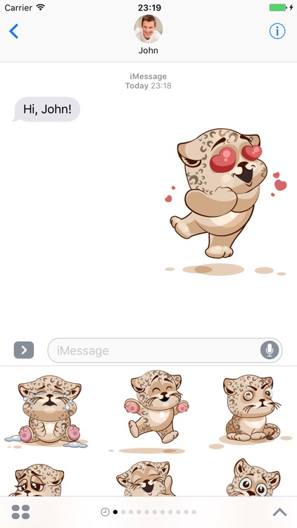 Leopard - Stickers for iMessage