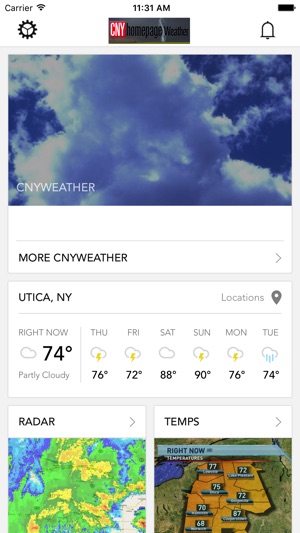 CNYhomepage.com Weather