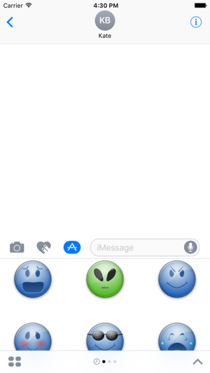 Blue Emoticon(圖2)-速報App