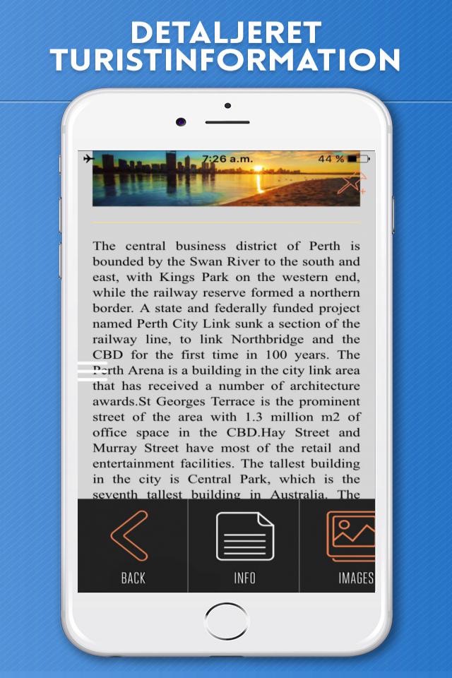 Perth Travel Guide with Offline City Street Map screenshot 3