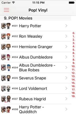 Collectors List - Funko POP! screenshot 2