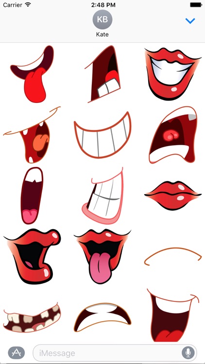 Lips Emoji - Mouth Emoji