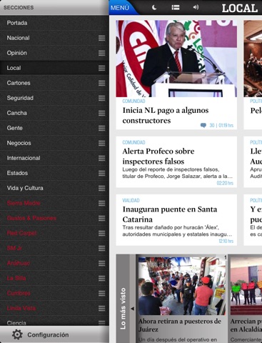 EL NORTE (en línea +impreso) screenshot 2