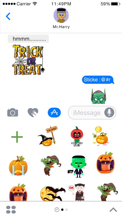 HalloweenMoji - Halloween Stickers for iMessage screenshot-3