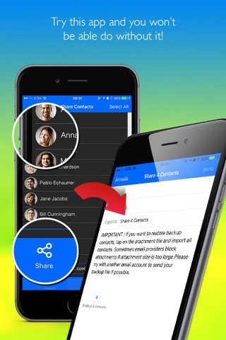Easy Share Contacts Pro screenshot 2