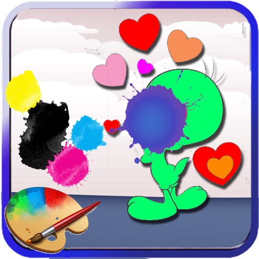 Paint For Kids Game Tweety Bird Version iOS App