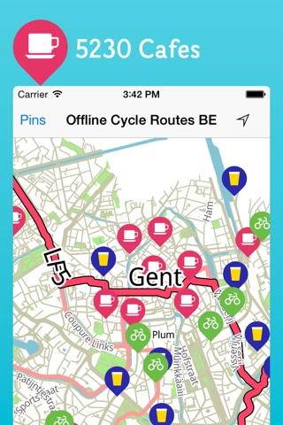 Offline Cycle Routes Belgium screenshot 4