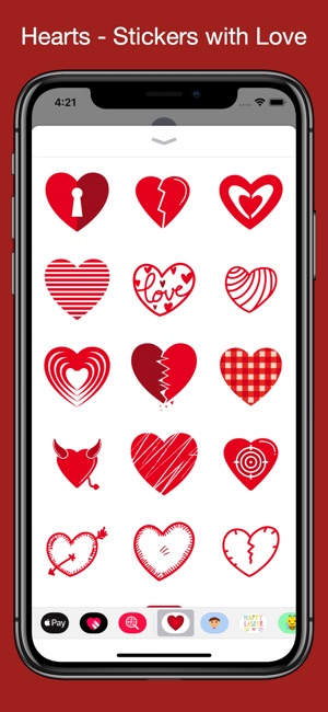 Hearts - Stickers with Love(圖1)-速報App