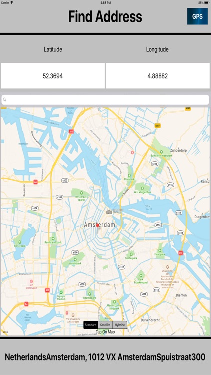 Address Locater on Map