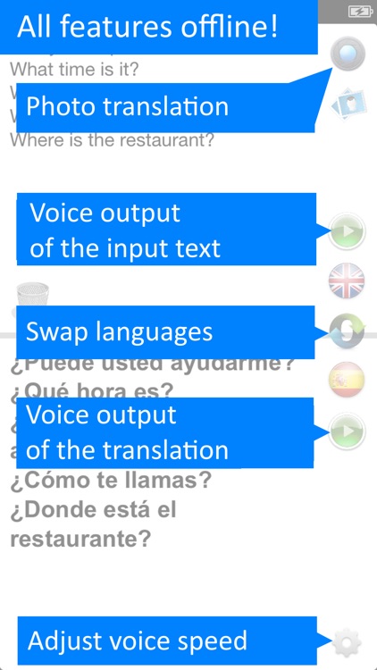 Spanish Offline Translator App