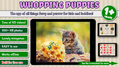 How to cancel & delete Puppies, Whopping Puppies - furry fun for kids! from iphone & ipad 1