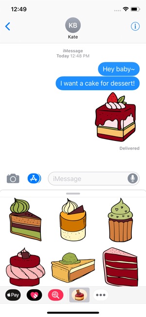 Yummy Yummy Cake Stickers