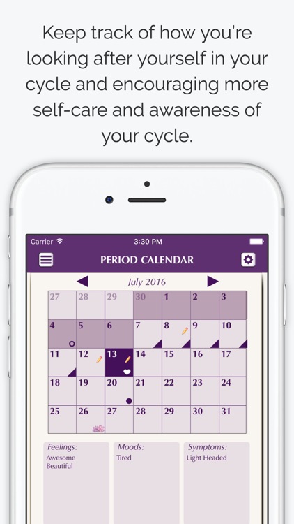Our Cycles - Period and Full Moon Diary