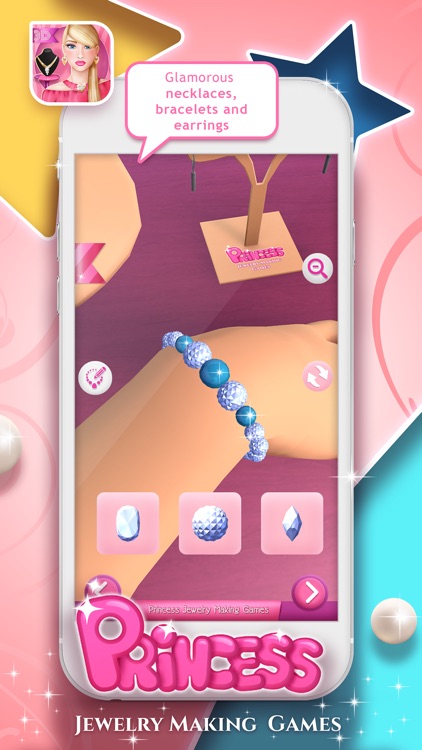 Princess Jewelry Making Game-Fashion Design Studio screenshot-3