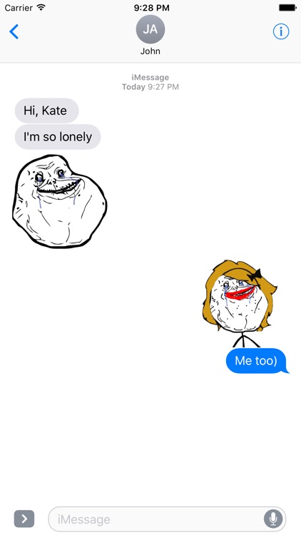 Memes - Rage Comic Stickers for iMessage screenshot-3