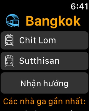 Metro trình dẫn đường Băng Cốc