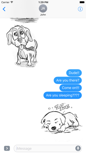 Cute Puppies Stickers for iMessage