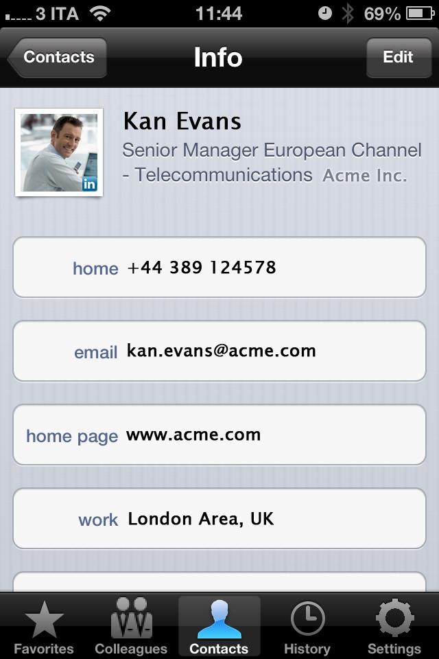 Imagicle Contacts screenshot 4