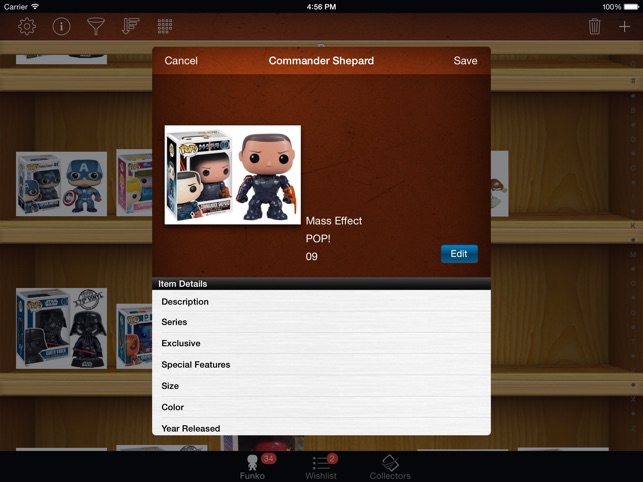 Vinyl Figure Toy Collector Manager - iPad version(圖4)-速報App