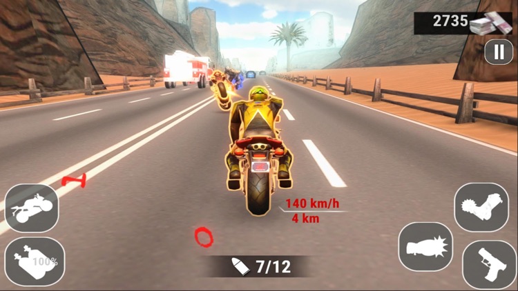 Fighting Road Rash - Moto stunt biker