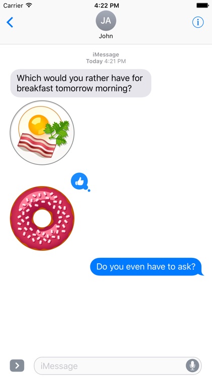 Meal Stickers for iMessage screenshot-4