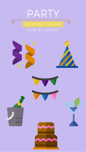 Party Stickers - Celebrate and have fun