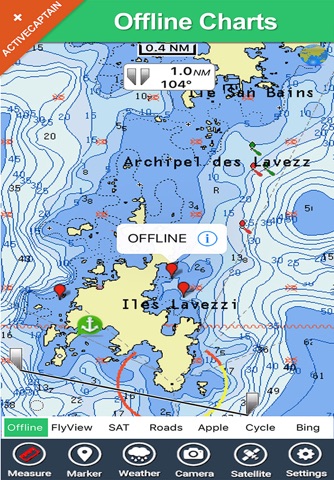 Marine : Hebrides GPS Map fishing chart Navigator screenshot 2