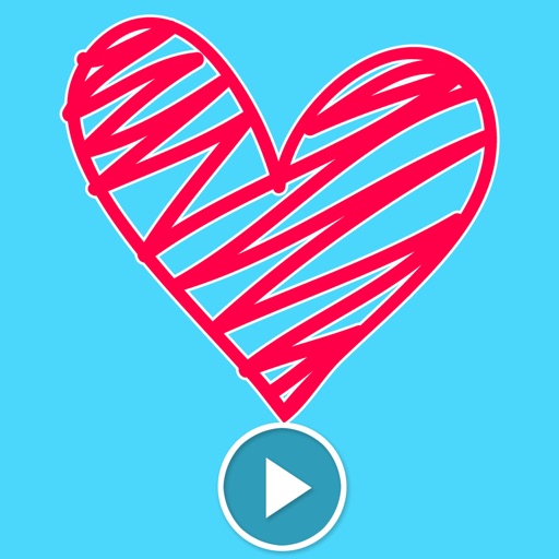 Animated Hearts Stickers iOS App