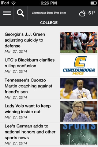 Chattanooga Times Free Press. screenshot 2