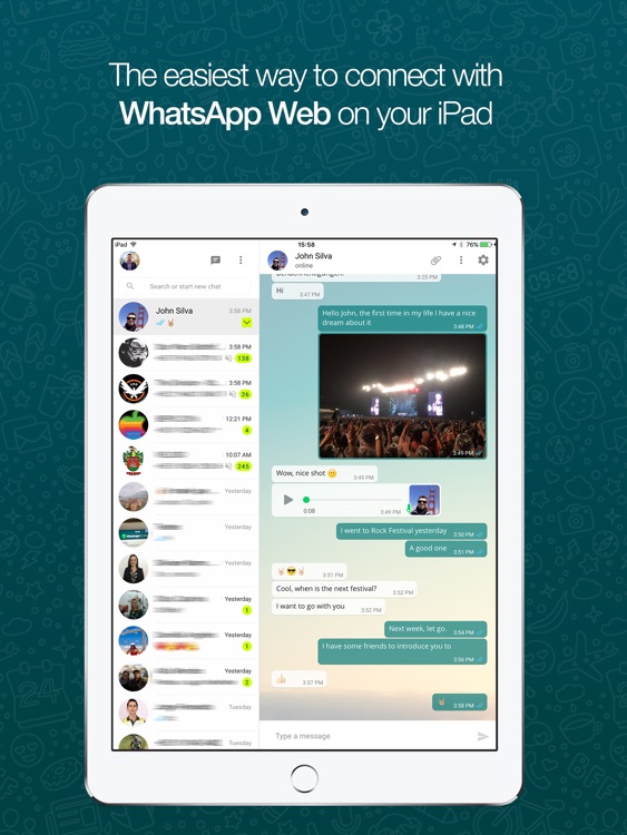 Messenger for WhatsApp Web