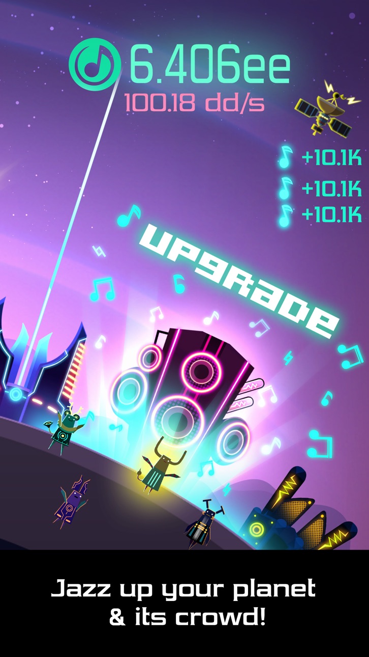 Groove Planet - Rhythm Clicker Hack screenshot 3 - iOS game interface