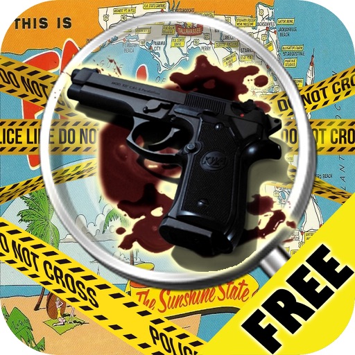 Free Hidden Object Games:Florida Crime Scene Icon