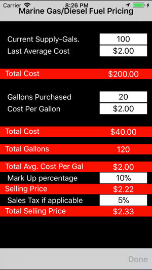 Marine Fuel Cost Calculator(圖1)-速報App