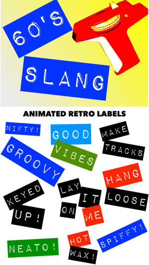 60's Slang: Retro Labeler(圖2)-速報App