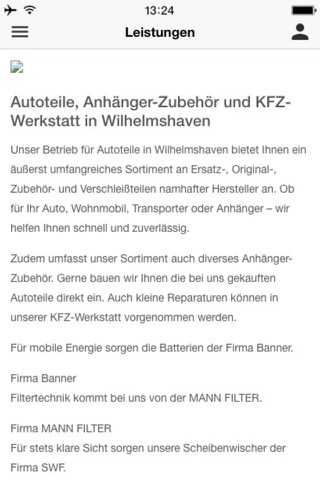 BADURA Kraftfahrzeugteile screenshot 3