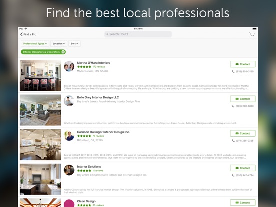 houzz app reviews