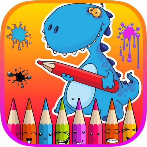 Discovery Dinosaur Fossil - Discovery Dinosaur in Coloring Book for Kids Icon