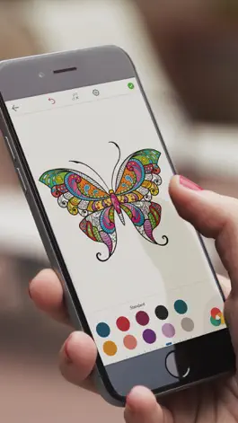 Game screenshot Adult Butterfly Coloring Book mod apk