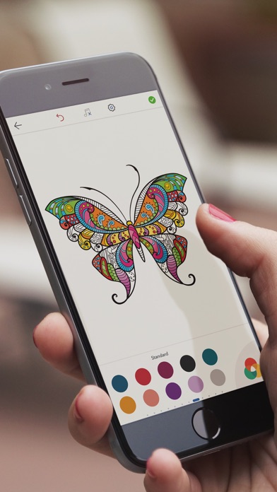 How to cancel & delete Adult Butterfly Coloring Book from iphone & ipad 1