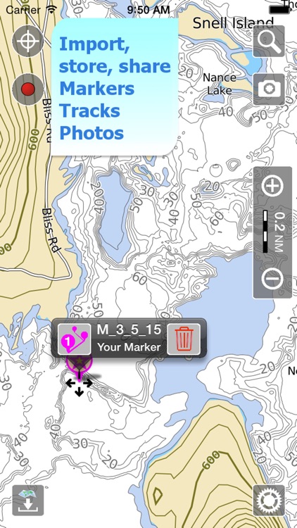 Aqua Map Massachusetts Lakes +