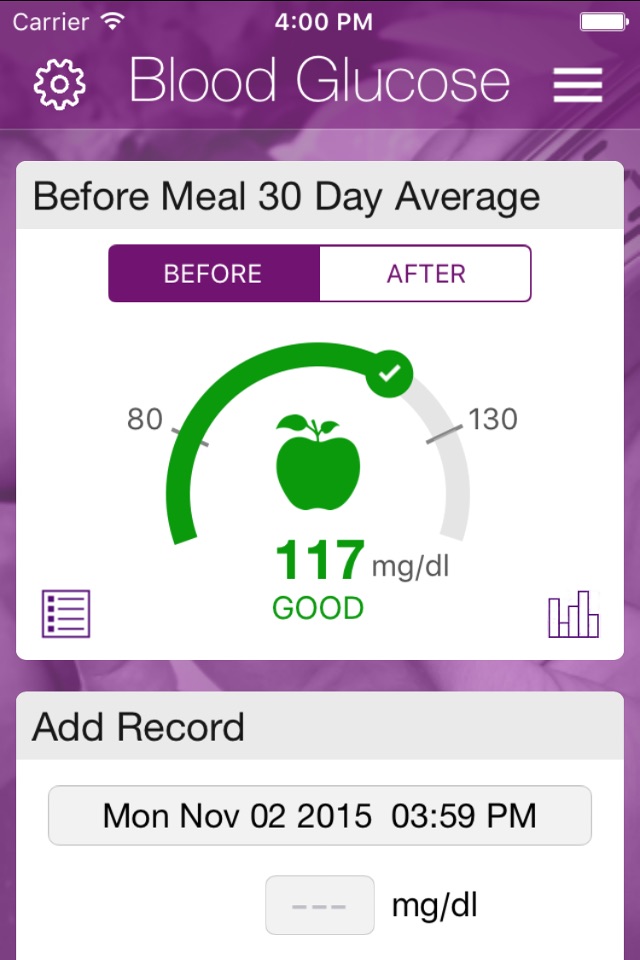 Care4life Diabetes screenshot 2