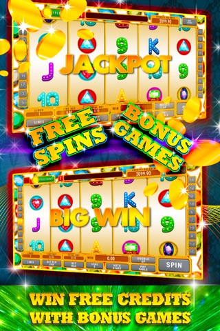 Gems & Jewels Slot Machine - Blitz the coins and pocket big casino winnings screenshot 2