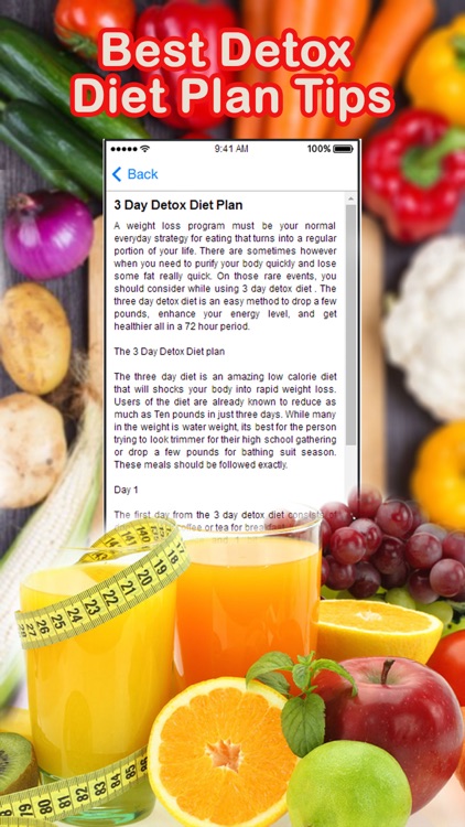 Best Detox Diet Plan Tips