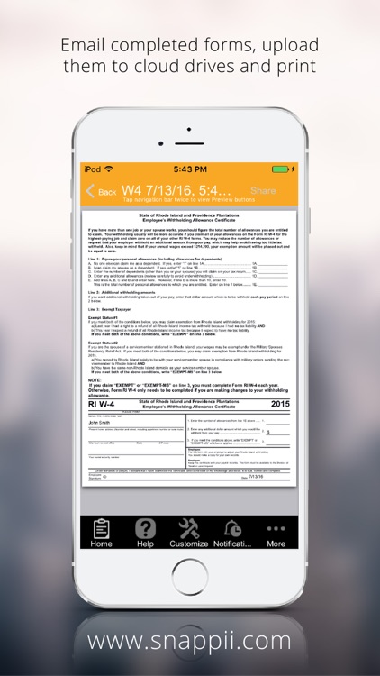 Rhode Island W-4 screenshot-4