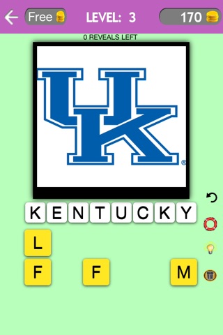 University and College Sports Logos quiz screenshot 4