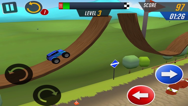 Monster Car Stunts Racing