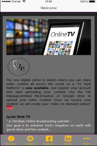 JyrahWebTV screenshot 2